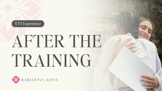 Post Training Feeling 200hr Vinyasa YTT and 300 hr yoga alliance teach