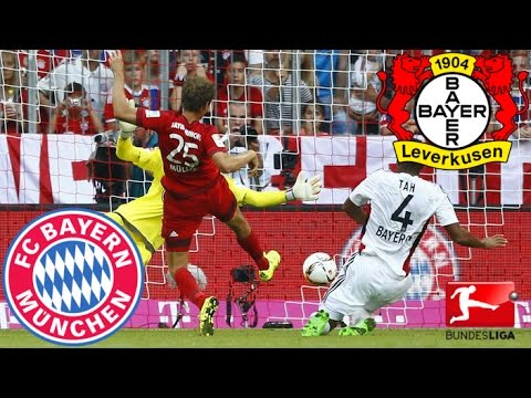 FC Bayern München vs Bayer Leverkusen (3-0) - Südkurve Stimmung // 29.08.2015  HD