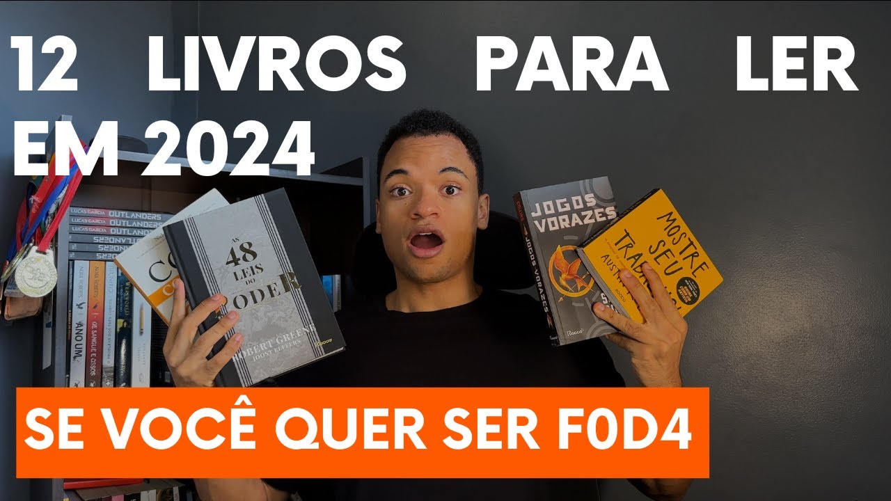 12 Livros que você PRECISA ler em 2024 (Pt.2)