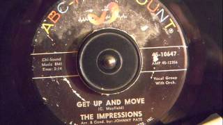 THE IMPRESSIONS -  GET UP AND MOVE