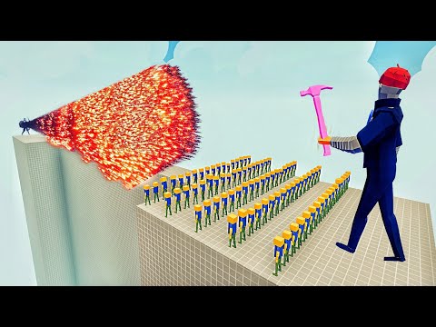 100x ROBLOX UNIT + GIANT vs EVERY GOD - Totally Accurate Battle Simulator TABS