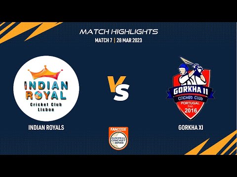Match 7 - IR vs GOR | Highlights | FanCode ECS Portugal, Santarem 2023 | ECS23.115