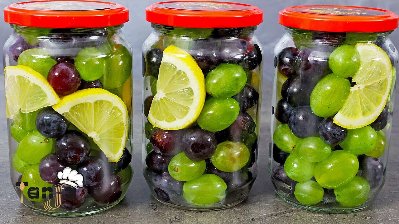Eat grapes in winter, the same as in summer - grapes from a jar, winter fruit