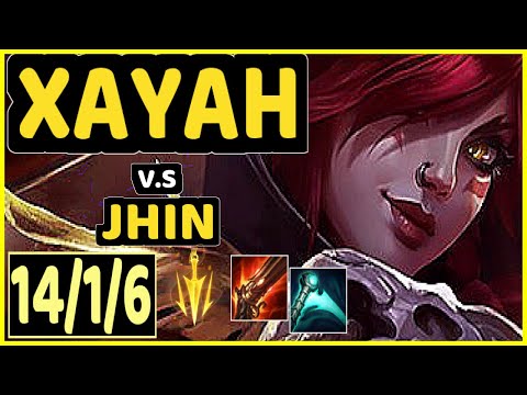 ABBEDAGGE (XAYAH) vs JHIN - 14/1/6 KDA BOTTOM ADC CHALLENGER GAMEPLAY - EUW