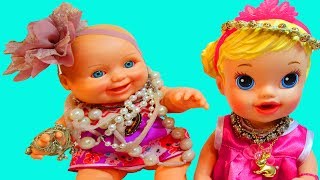 Куклы Пупсики Плохие детки Игры для девочек Мультик с куклами игрушками Надевают Мамины Украшения