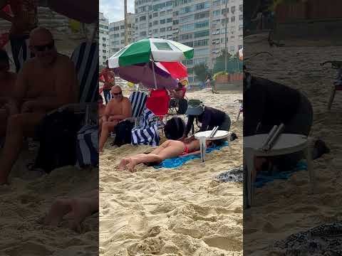 BEACH WALK COPACABANA ⛱️ Rio de Janeiro, Brazil #shorts