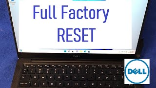 Factory Reset ANY Dell Laptop (XPS G15 Inspiron 15 3000 5000 2-in-1 13 16 Plus Touch System Restore)