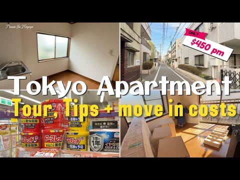 Tour a US$450pm traditional Japanese apartment 🏠 and get tips for furniture shopping & move-in costs