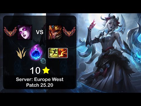 Morgana Jungle vs Jarvan IV - EUW GrandMaster - Patch 25.20