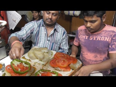 Common But Healthy Grilled Vegetable Sandwich 25 rs | Mumbai Khau Gali Street Food Video