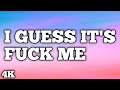 Drake I Guess It S Fuck Me Lyrics 4k Quality