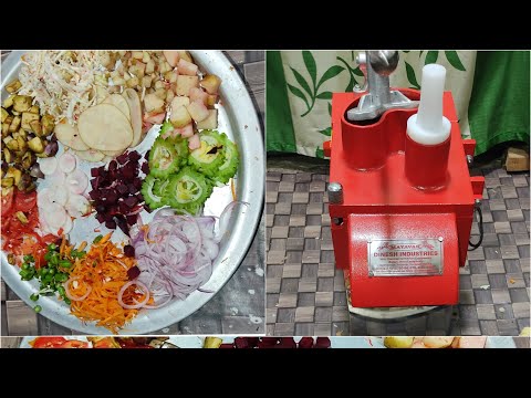 Semi Automatic Commercial Vegetables Cutting Machine with one blade