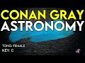Conan Gray - Astronomy - Karaoke Instrumental - Female