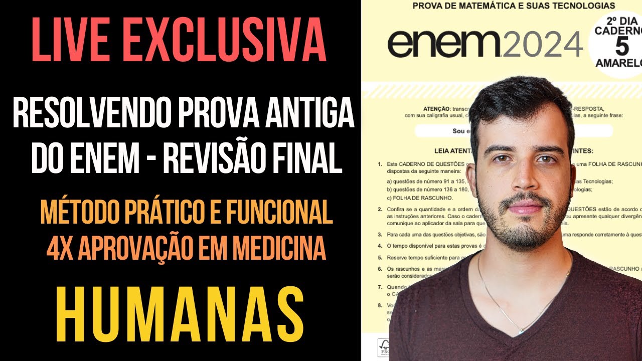 PROVA ANTIGA ENEM NA PRÁTICA HUMANAS - REVISÃO FINAL