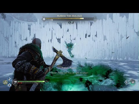 God of War Ragnarök How To Kill Fraekni The Zealous Berserker Boss In GMGOW NG+