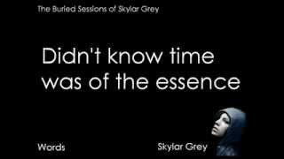 Skylar Grey - Words Lyrics Video