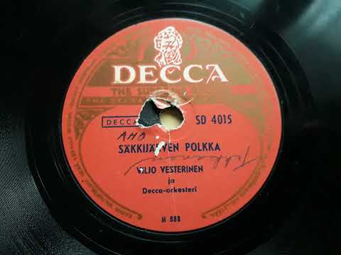 Georg Malmsten, Viljo Vesterinen, Dallapé Band - Sakkijarven Polkka (Decca SD4015)
