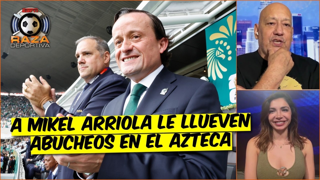 MIKEL ARRIOLA es ABUCHEADO en el AZTECA al grito de 'ASCENSO', 'ASCENSO' | Raza Deportiva