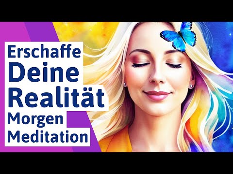 🟪 Morgenmeditation erschaffe Deine Realität: Ziele visualisieren und Intention setzen (deutsch)