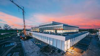 Construction Timelapse of SAP research center at TUM Campus Munich