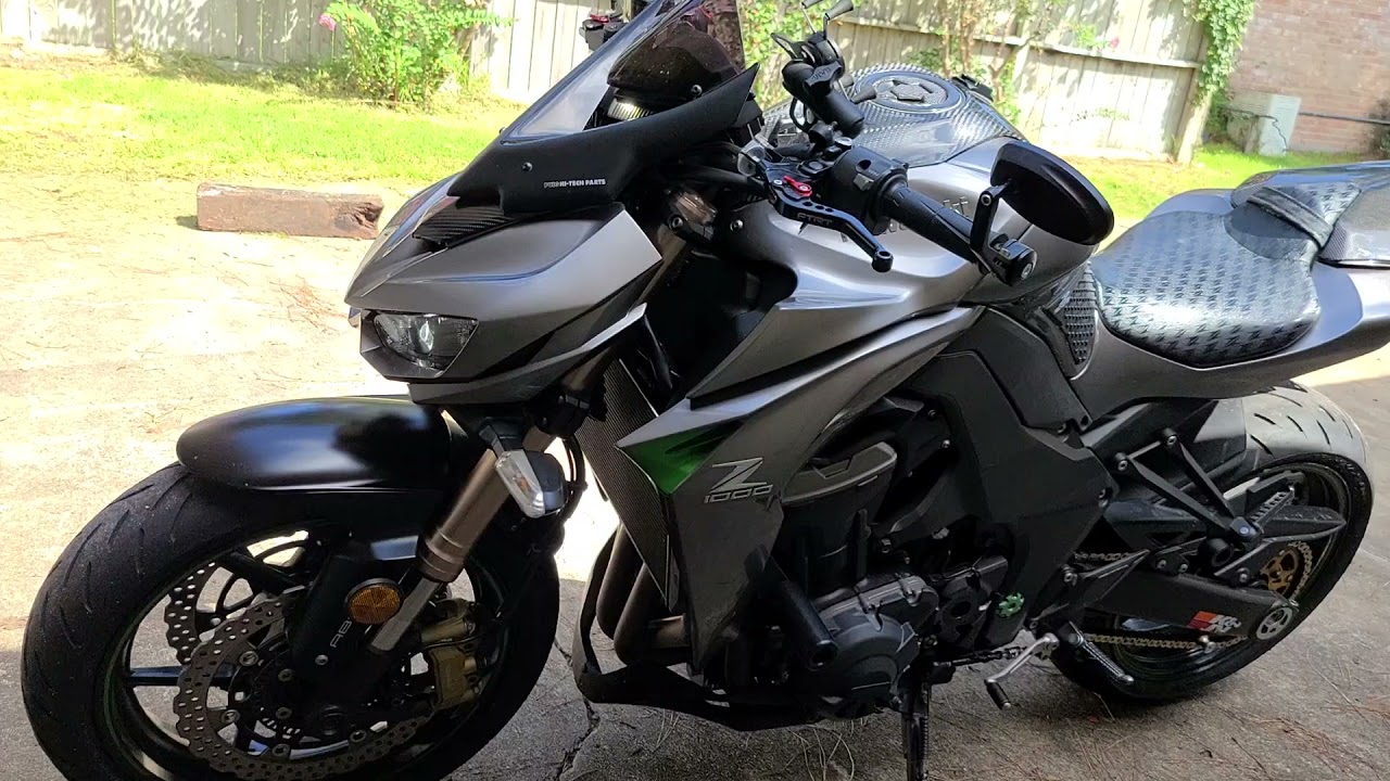 2014 kawasaki z1000. 1043 cc dyno tuned monster on the streets!