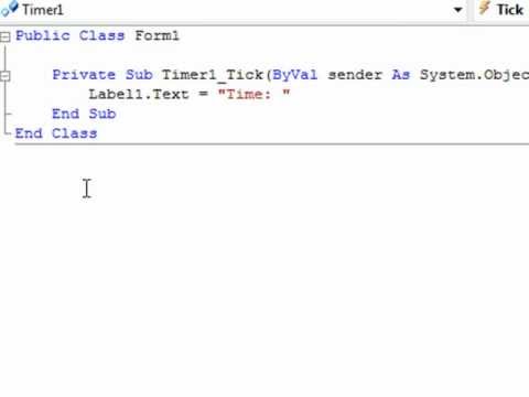 1 Visual Basic Tutorial Time And Date