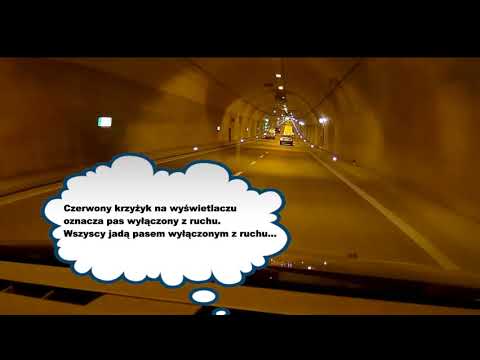 Czerwony krzyżyk w tunelu -może to pająki?