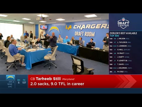 Chargers Select DB Tarheeb Still (Rd 5, Pick 137) | LA Chargers