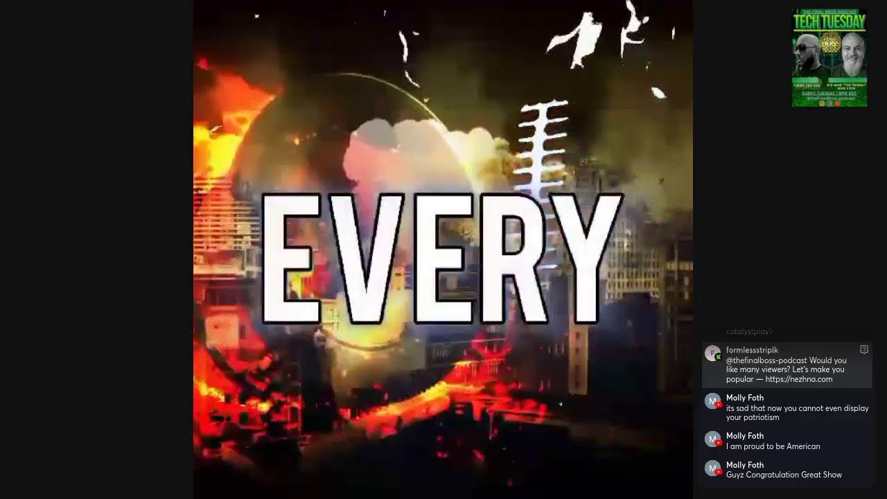 TECH TUESDAY'S Ep. #134 "Freedom of Speech - The Last Real Frontier