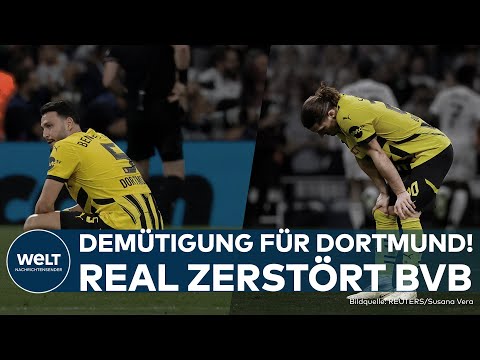 CHAMPIONS LEAGUE: Klatsche für den BVB! Real Madrid demütigt Borussia Dortmund - VfB Stuttgart siegt
