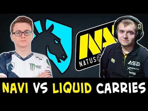 NaVi vs Liquid ULTRA LATE carries battle — Miracle Terror vs Crystallize Medusa