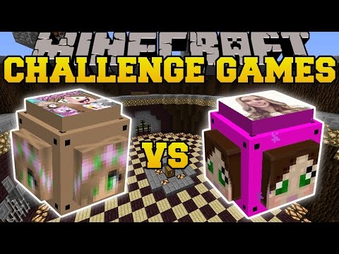 Minecraft: LITTLE KELLY VS GAMINGWITHJEN CHALLENGE GAMES - Lucky Block Mod - Modded Mini-Game