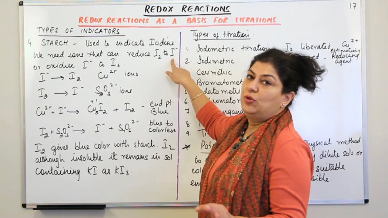 Starch Indicator and Limitations of Oxidation Number - Redox Reactions #17