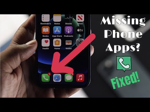 Fixed- Phone Apps missing from iPhone Home screen [Bring back Missing Phone icon]