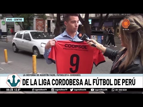 Agustín Fazio se va de la liga cordobesa al fútbol de Perú