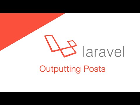 Laravel 5 2 PHP Build a social network Outputting Posts