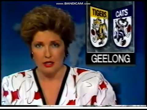 AFL Round 20 1990 - Richmond v Geelong Highlights