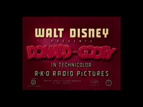 Donald and Goofy – Frank Duck Brings ’em Back Alive (1946) – original RKO titles