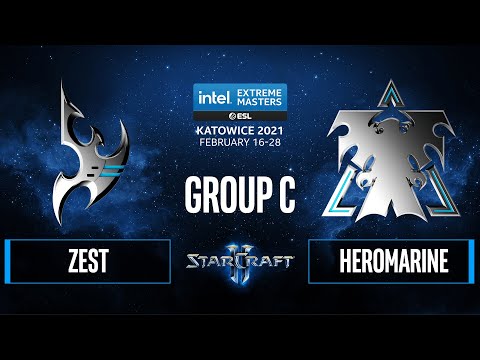 SC2 - Zest vs. HeRoMaRinE - IEM Katowice 2021 - Group C