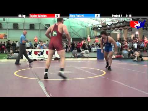 Taylor Meeks vs. Alex Polizzi at 2013 ASICS University Nationals - FS