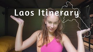 Laos Travel Itinerary for 14 days | 2 weeks | Solo traveling SE Asia | Travel journey and tips