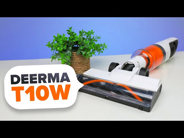 Deerma T10W ?Обзор +Тесты? Бюджетный вертикальный пылесос для дома ✅ На что способен?