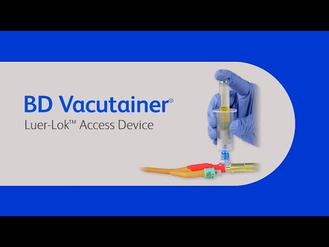 BD Vacutainer® Urine Collection: Luer-Lok™ Access Device Instructions