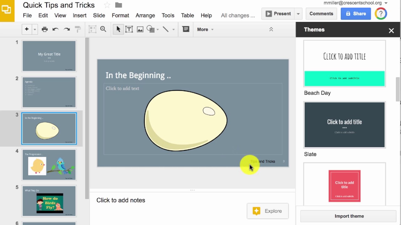 Google Slides Quick Tips and Tricks Full