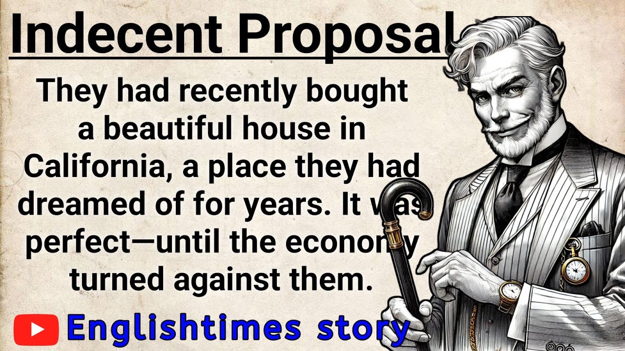 🌀 English listening practice | Indecent Proposal 1993 movie explained | English storytelling