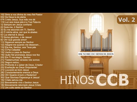Álbum: Hinos CCB no Órgão Litúrgico Vol.2 – Para Comunhão, Paz e Oração