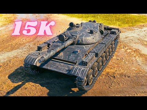 T-100 LT  15K Spot Damage World of Tanks Replays