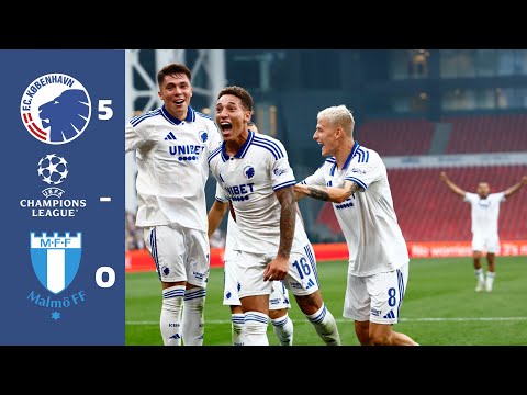 FC København VS Malmö FF. Champions League Kval. ( 5 - 0 ). 12/08-2025