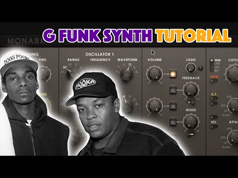 How to Make a West Coast Lead (Native Instruments Monark G Funk Synth Tutorial)