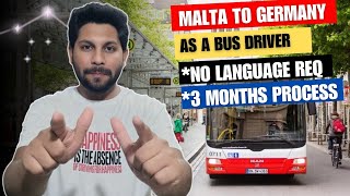 Malta to Germany As a Bus Driver | #germanvisa  #jobsingermany #germanyjobs  #maltajobs  #maltavisa